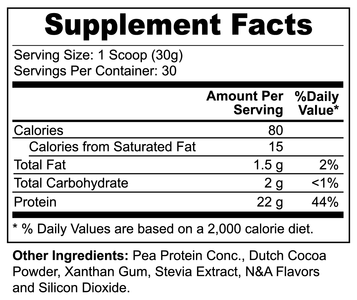 Vegan Protein (Cacao)